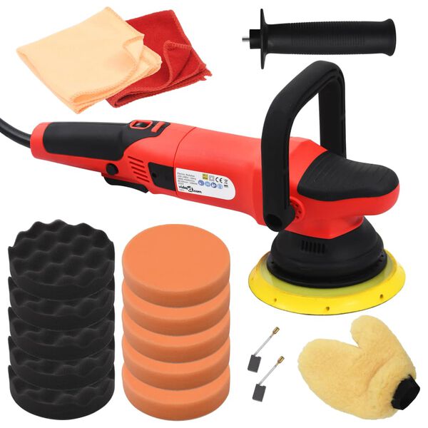 vidaXL Eksentersliper med tilbehør Dual Action 21 mm 1000 W