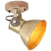 vidaXL Industrielle vegg-/taklamper 2 stk messing 20x25 cm E27