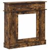 vidaXL Peisramme R&oslash;kt Eik 102 x 26 x 100 cm Konstruert tre