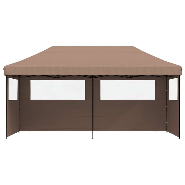 vidaXL Partytelt Brun 292 x 580 x 315 cm Oxford Stoff