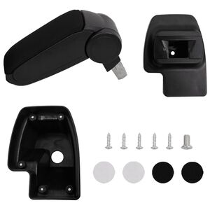 vidaXL Armlene til RENAULT CLIO LHD MK5 (etter 2019) svart 15x35x(33-49,5) cm ABS