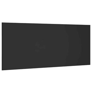 vidaXL Sengegavl svart 200x1,5x80 cm konstruert tre