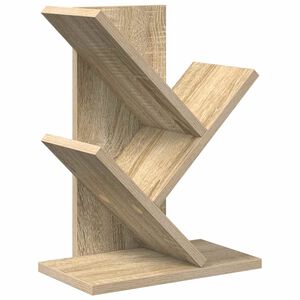 vidaXL Tre Bokhylle 3-Hyller 30 x 18 x 40 cm Konstruert tre Sonoma eik
