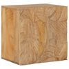 vidaXL H&aring;ndlaget sengeskap Teak brun 40x30x40 cm Massiv mango tre