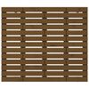 vidaXL Veggmontert hodegavl honningbrun 146x3x91,5 cm heltre furu