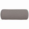 vidaXL Bolster puter 2 pcs Gråbrun Ø 15 x 40 cm stoff