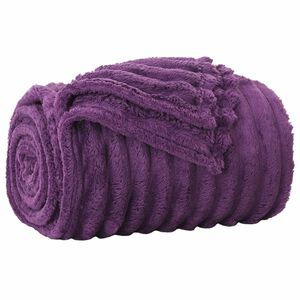 vidaXL Teppe Lilla 150 x 130 cm 0.51 kg Fleece