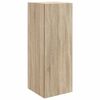 vidaXL Vegghengt skap 33 x 34,5 x 90 cm Konstruert tre Sonoma eik