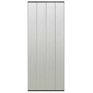 vidaXL Insektsd&oslash;rskjerm med nettinggardin svart 100x220 cm polyester