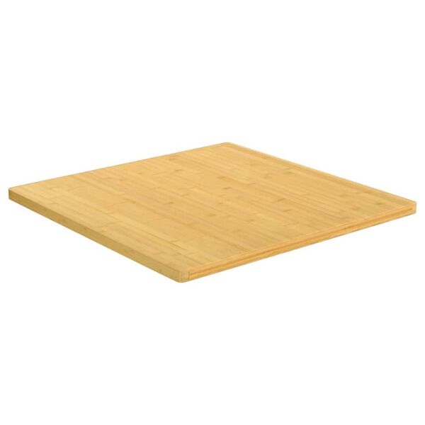 vidaXL Bordplate 80x80x2,5 cm bambus