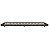 vidaXL Sengeramme svart 80x200 cm heltre furu
