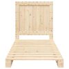 vidaXL Sengeramme med hodegavl 90x200 cm heltre furu