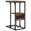 vidaXL Nattbordskap R&oslash;kt eik 41,5 x 26 x 60,5 cm Konstruert tre