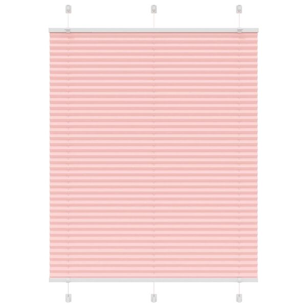 vidaXL pliss&eacute;gardin Rosa 110x100 cm Stoff Bredde 109,4 cm Polyester
