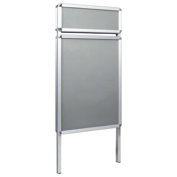 vidaXL A1 kundestopper plakatstativ med topp aluminium