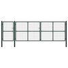 vidaXL Hageport st&aring;l 500x150 cm gr&oslash;nn