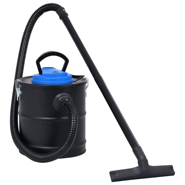 vidaXL Askest&oslash;vsuger med r&oslash;r og b&oslash;rste st&aring;l