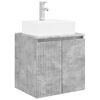 vidaXL Vegghengt vaskeservant Betonggr&aring; 49,5 x 41 x 62,5 cm