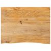 vidaXL Bordplate naturlig kant 80x60x3,8 cm heltre mango