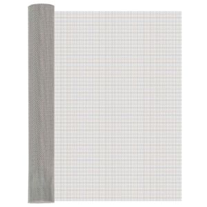 vidaXL Maskeskjerm 80 x 500 cm 8 Mesh Rustfritt st&aring;l 201 S&oslash;lv