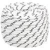 vidaXL Allsidig brukstau 12 mm 100 m Hvit Polyester
