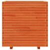 vidaXL Plantekasse voksbrun 70x40x72 cm heltre furu