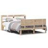 vidaXL Sengeramme med hodegavl 120x200 cm heltre furu
