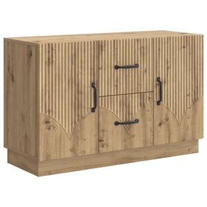 vidaXL Serviesskap Artisan eik 89 x 34,5 x 57 cm Konstruert tre
