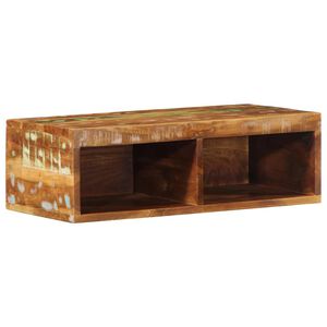 vidaXL Veggmontert TV-benk 60x30x19 cm gjenvunnet heltre