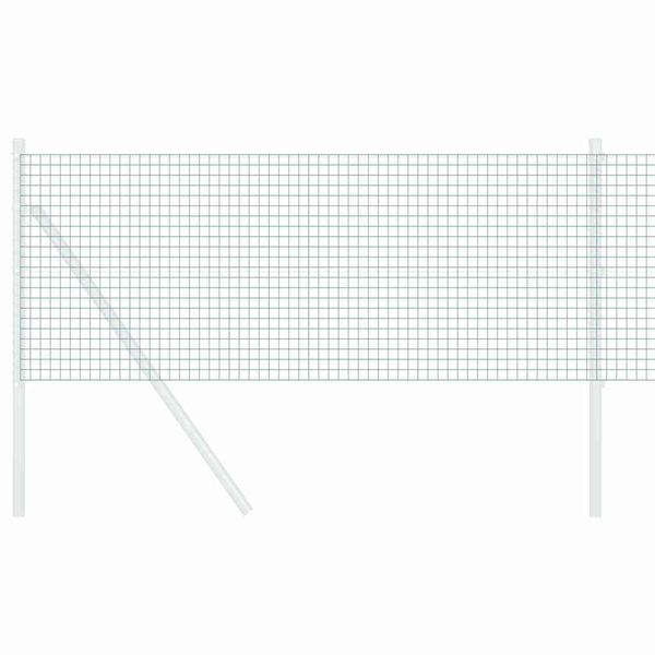 vidaXL Sveist trådgjerde grønn 0.5 x 100 m Stål