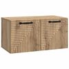 vidaXL Vegghengt TV skap 59,5 x 31 x 30 cm Artisan eik Konstruert tre