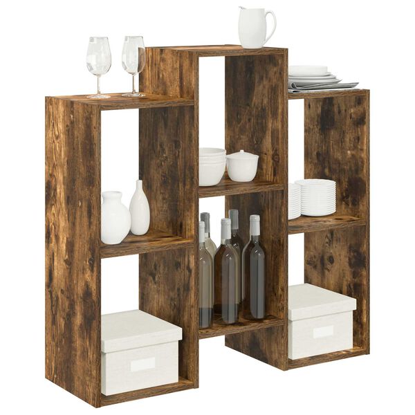 vidaXL Serviesskap R&oslash;kt eik 90 x 30 x 90 cm