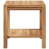 vidaXL Kaffebord Brun 45 x 45 x 45 cm Heltre teak