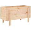 vidaXL H&oslash;ybed for hage 101x50x57 cm heltre furu