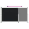 vidaXL Uttrekkbar sidemarkise 140 x 300 cm svart