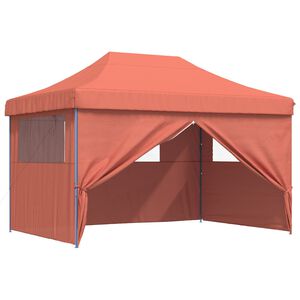 vidaXL Partytelt Terrakotta 279 x 410 x 315 cm Oxford Stoff
