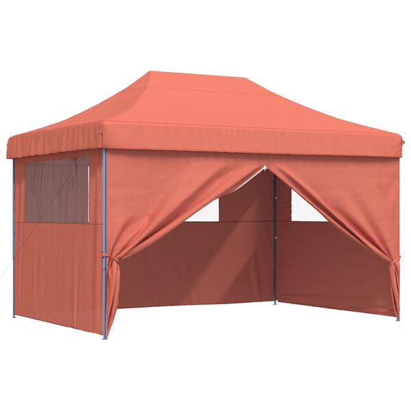 vidaXL Partytelt Terrakotta 279 x 410 x 315 cm Oxford Stoff