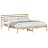 vidaXL Sengestamme Brun 200 x 200 cm Massiv furu