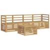 vidaXL Utend&oslash;rs sofa-sett 5 pcs Hvit Solid akasietre
