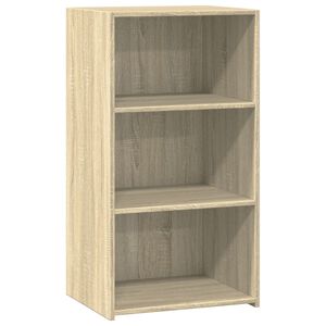 vidaXL Skjenk sonoma eik 50x41x93 cm konstruert tre