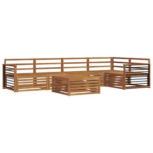 vidaXL Utend&oslash;rs sofa-sett 6 pcs Naturlig