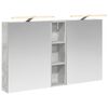 vidaXL Baderomsskapsett 3 stk. 120 x 14,5 x 70 cm Konstruert tre
