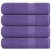 vidaXL Badeh&aring;ndkl&aelig;r FROGN 4 stk lilla 100x150 cm 360 gsm