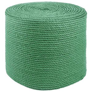 vidaXL Jute tau 8 mm Gr&oslash;nn 100% Tossa jute