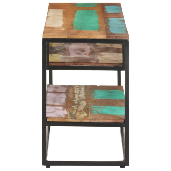 vidaXL TV-skap 130x30x45 cm gjenvunnet heltre