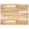 vidaXL Bordplate ubehandlet 80x60x4 cm heltre akasie