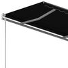 vidaXL Frittst&aring;ende manuell uttrekkbar markise 350x250 cm antrasitt