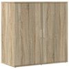 vidaXL Skjenk sonoma eik 79x38x80 cm konstruert tre