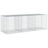vidaXL Gabionkurv med deksel 300x100x100 cm galvanisert jern