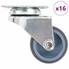 vidaXL Doble svinghjul 16 stk 50 mm